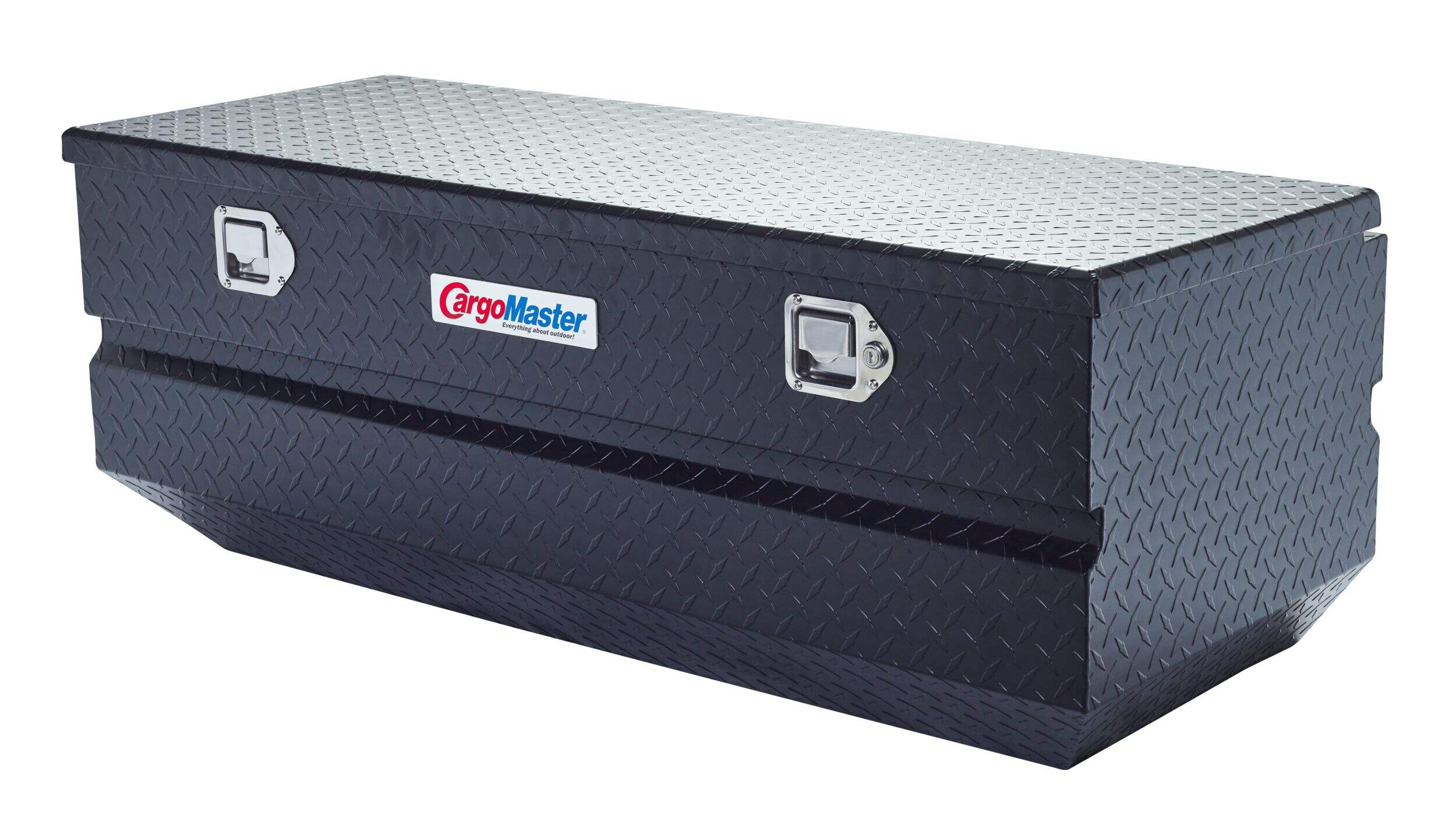 CargoMaster Truck Chest, Black, 48-in Front_Three_Fourths_Angled_Left