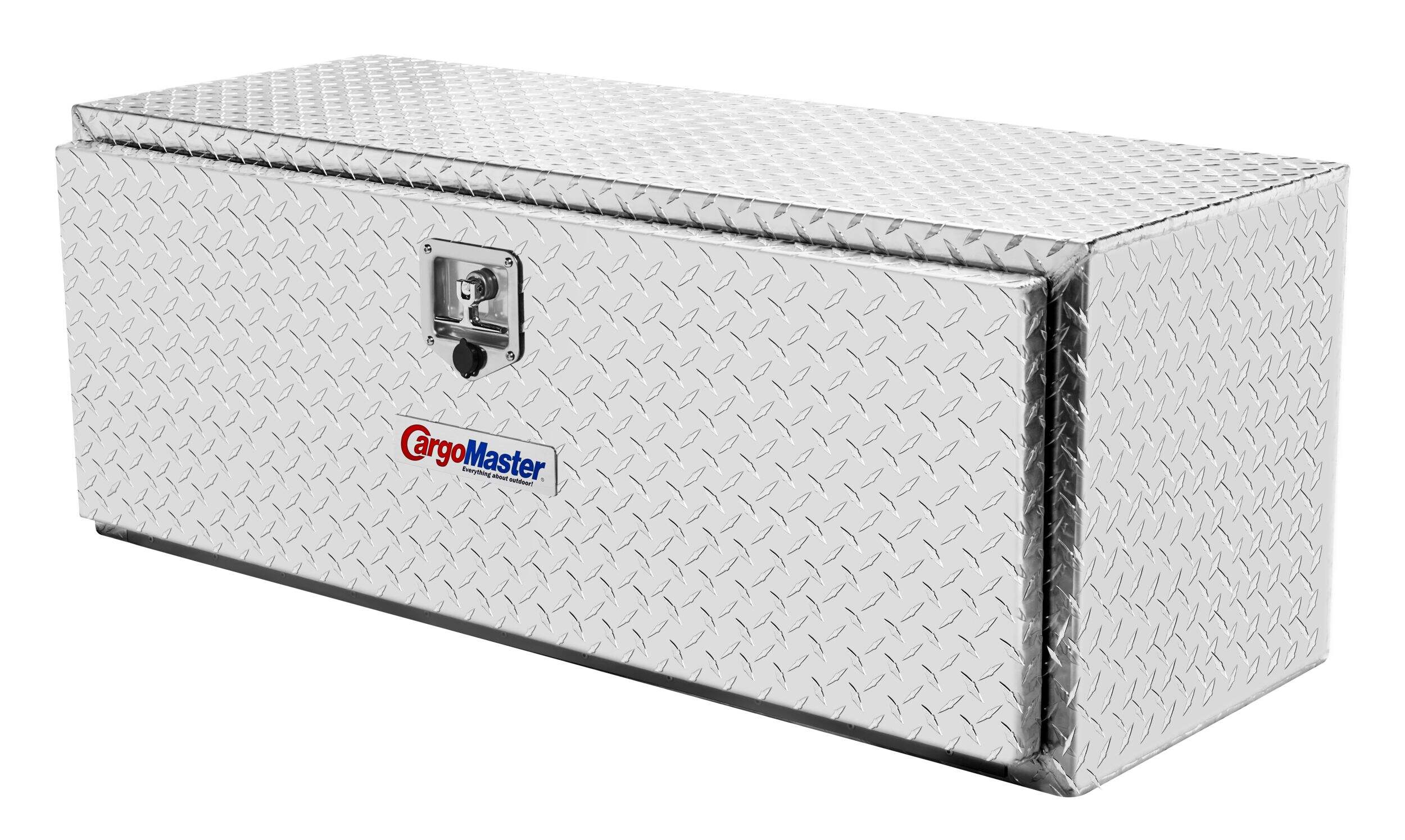 CargoMaster Tradesmen top Mount Truck Box Front_Three_Fourths_Angled_Left