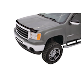 AVS Aeroskin Hood Deflector, Smoke Front_Angled_Left