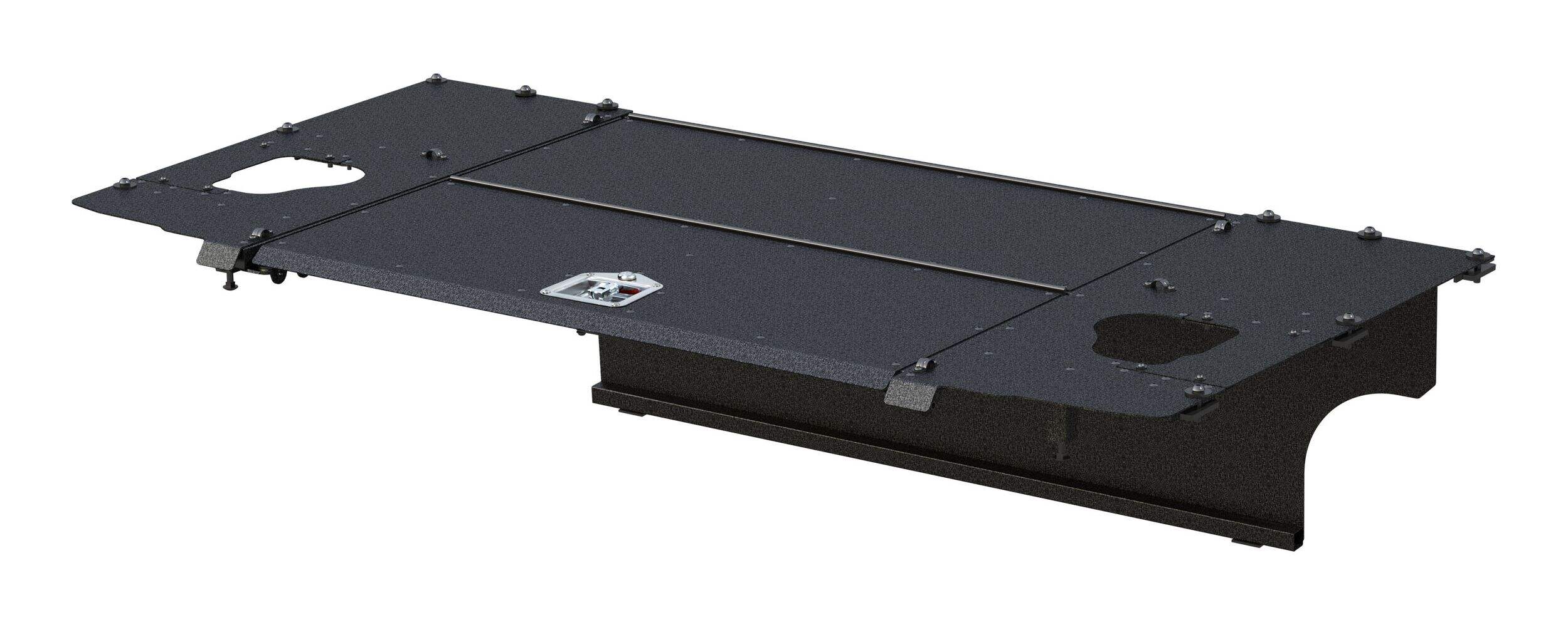 Aries Jeep Security Cargo Lid Kit Front_Angled_Left