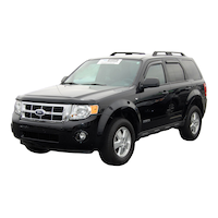 Déflecteur de fenêtre AVS, fumée, paq. 4