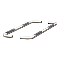 Barres latérales ARIES en acier inoxydable poli, 3 po