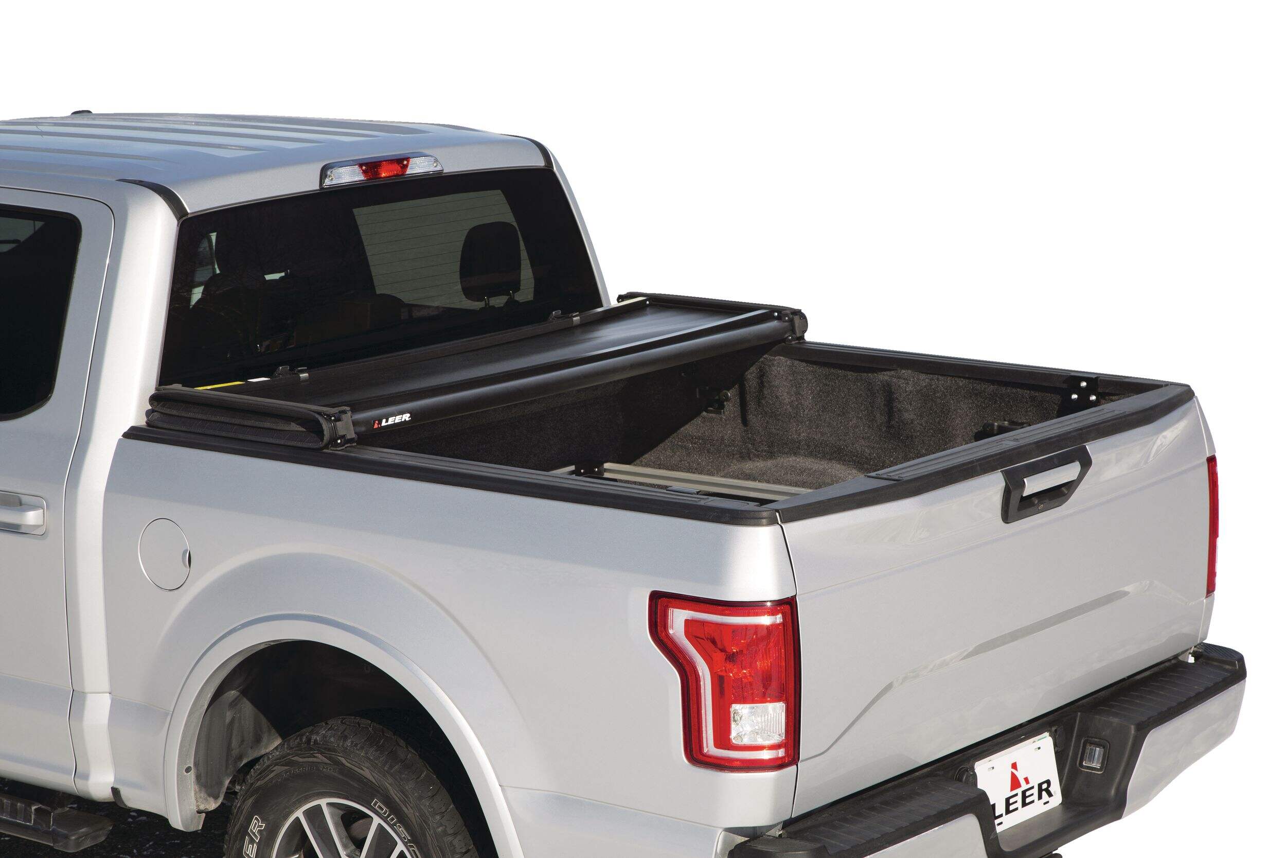 LEER Latitude Soft Folding Tonneau Cover Front_Three_Fourths_Angled_Right