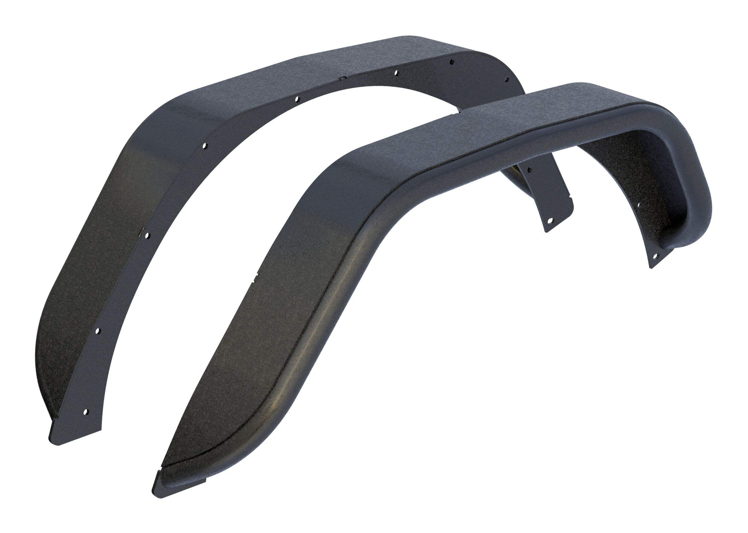 Aries 2500203 Jeep Wrangler JL Rear Fender Flares Composite_or_Mixed