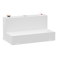 UWS ST-75-L-W Steel L-Shape Steel Transfer Tank, White, 75-Gallon Front_Angled_Right