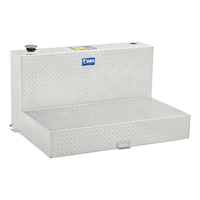 UWS TT-100-L-T-P L-Shape Bright Aluminum Transfer Tank, 100-Gallon Front_Angled_Right