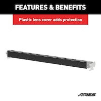 Aries 1501265 LED Light Covers for 30-in Light Bar Front_Angled_Left