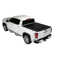 Lund Hard Tri-Fold Tonneau Cover Front_Three_Fourths_Angled_Right