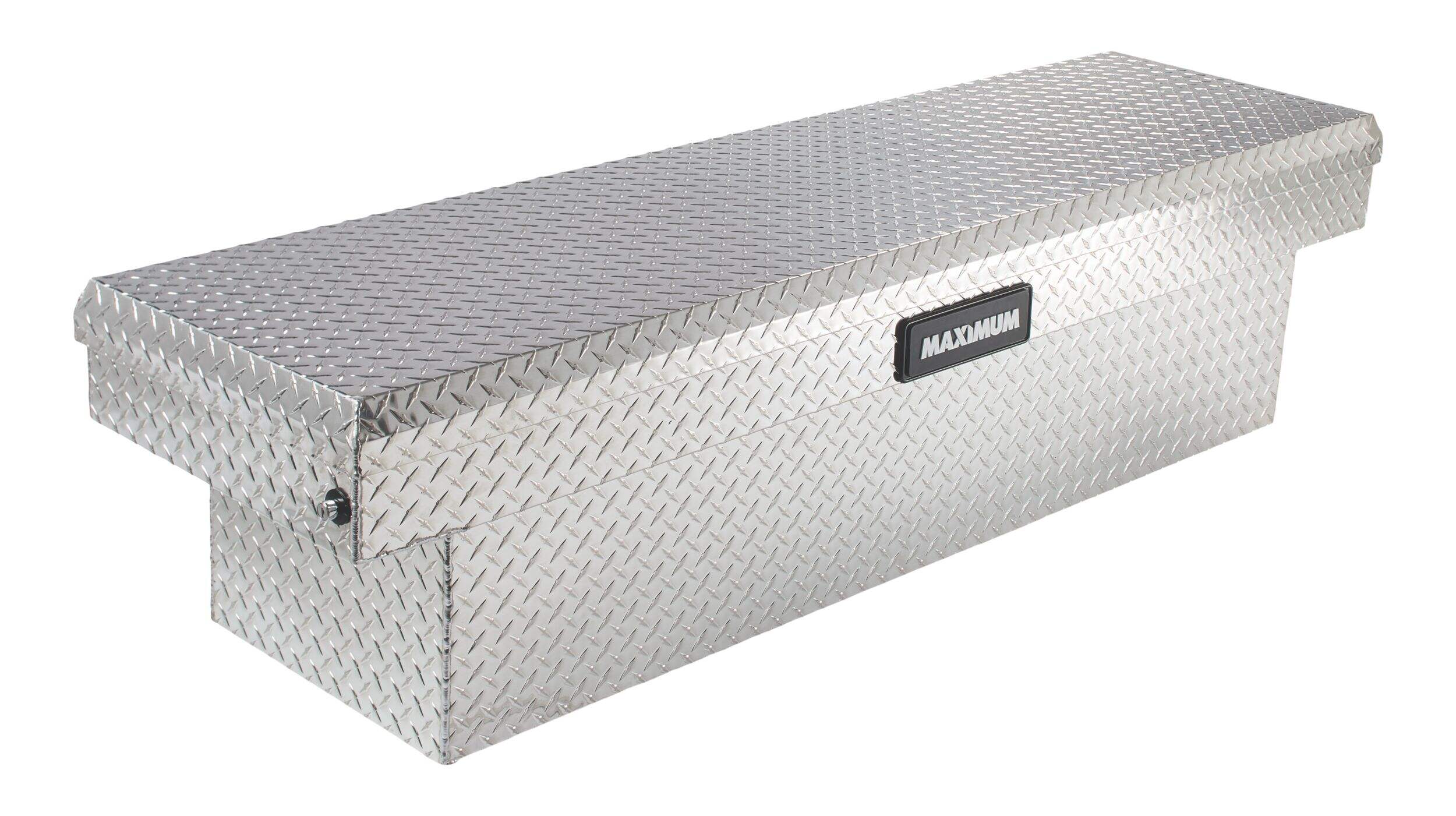 MAXIMUM Crossover Truck Box, Silver, 70-in Front_Angled_Right