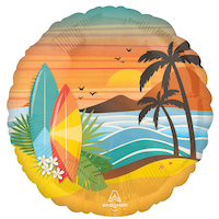 Ballon vie de plage, 18 po Front_Flat