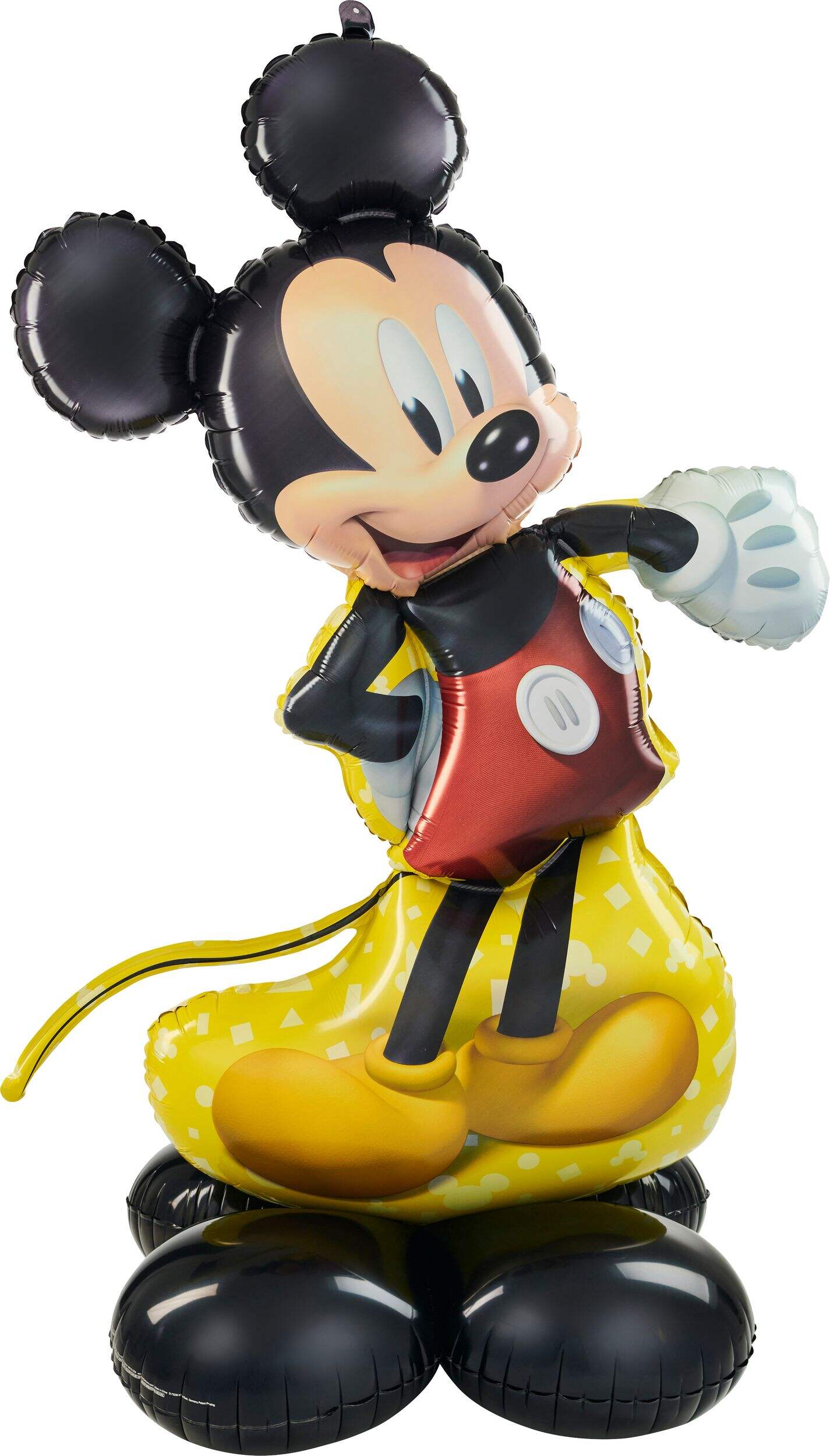 Mickey Mouse Airloonz Satin Foil Balloon, Multi-Colour, Air-Filled for Birthday Party Front_Flat