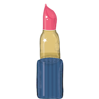 Ballon en aluminium gonflable rouge à lèvres de forme extraordinaire Soirée spa, multicolore, gonflage à l'hélium inclus pour la fête d'anniversaire