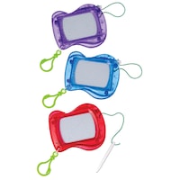 Mini Doodle Boards, Red/Blue/Purple, 8-pk, for Birthday/Party Favour Overhead_Flat