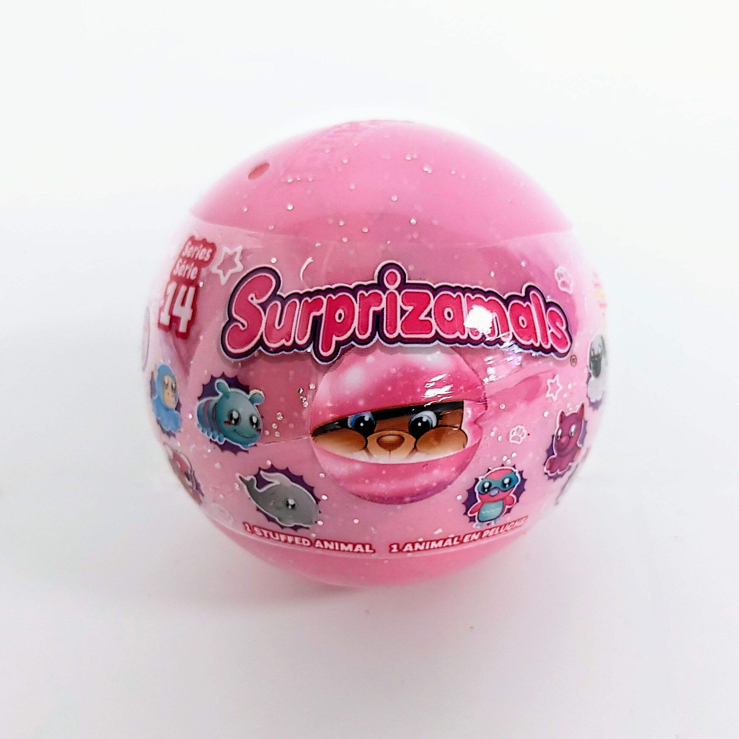 Surprizamals Series 14 Miniature Plush in a Blind Ball, Multi-Coloured ...