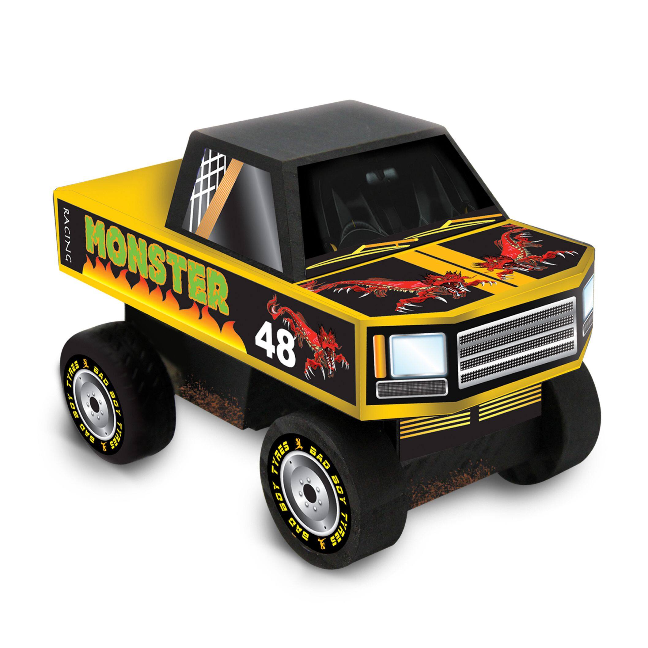 Wood Worx Mini Monster Truck Kit Party City