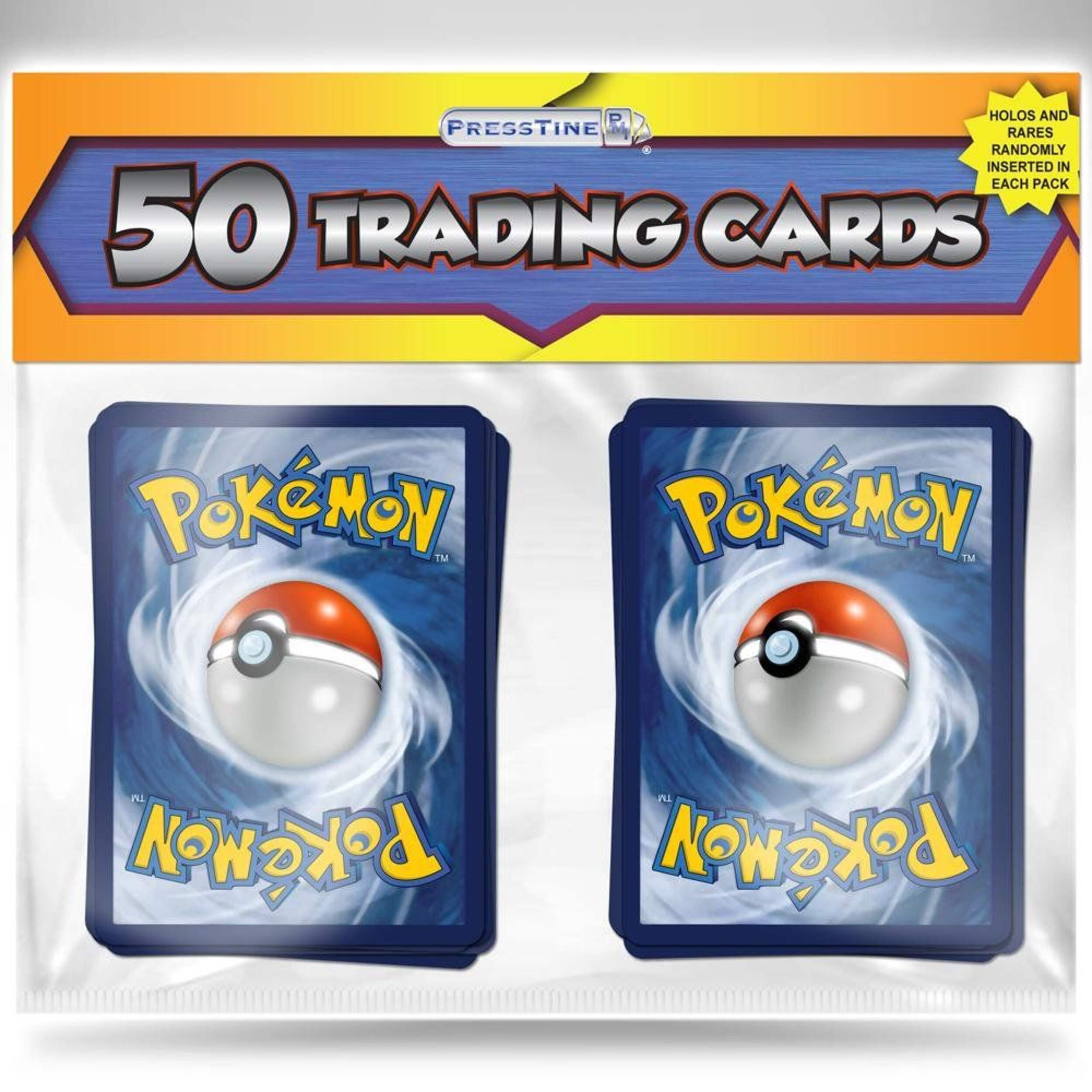 Pokémon Cards Collection, 50-pc Front_Flat