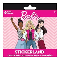 Mini Barbie Stickers, 6-pg