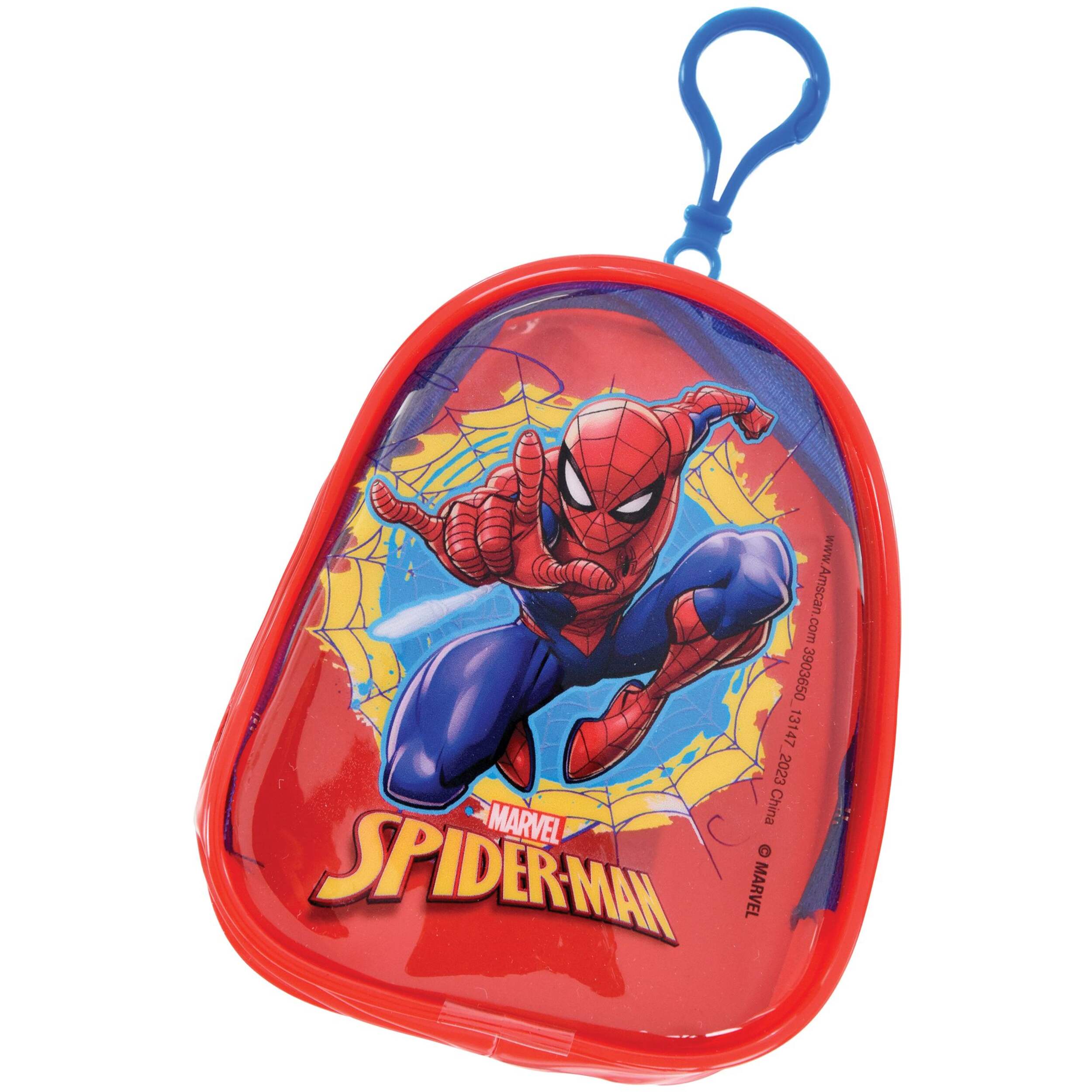Pince pour sac à dos, Spiderman Front_Angled_Left