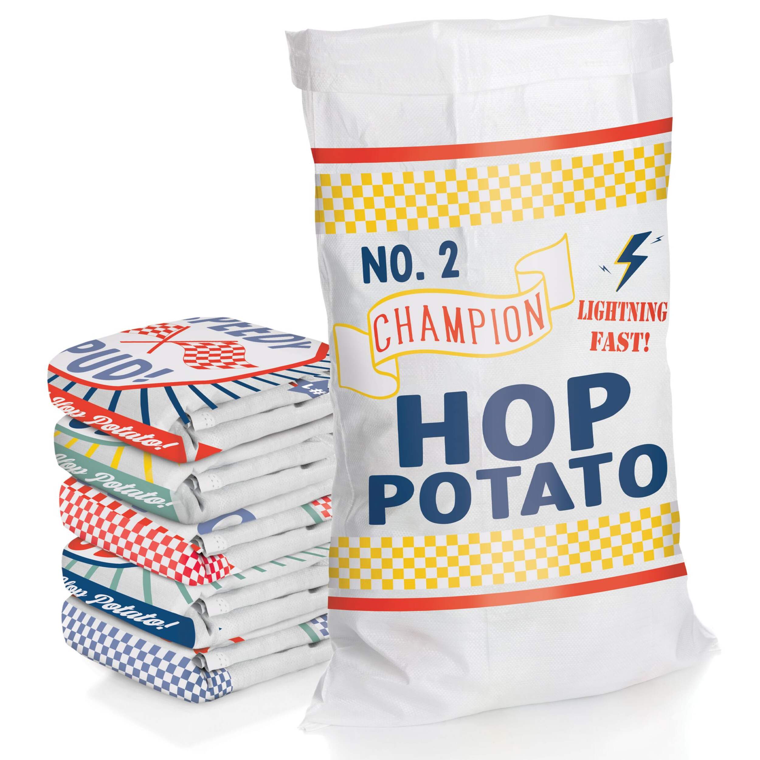 Potato Sack Outdoor Game Set for Carnival Jumping Composite_or_Mixed