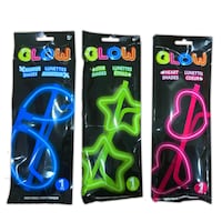 Colourful Glow Glasses