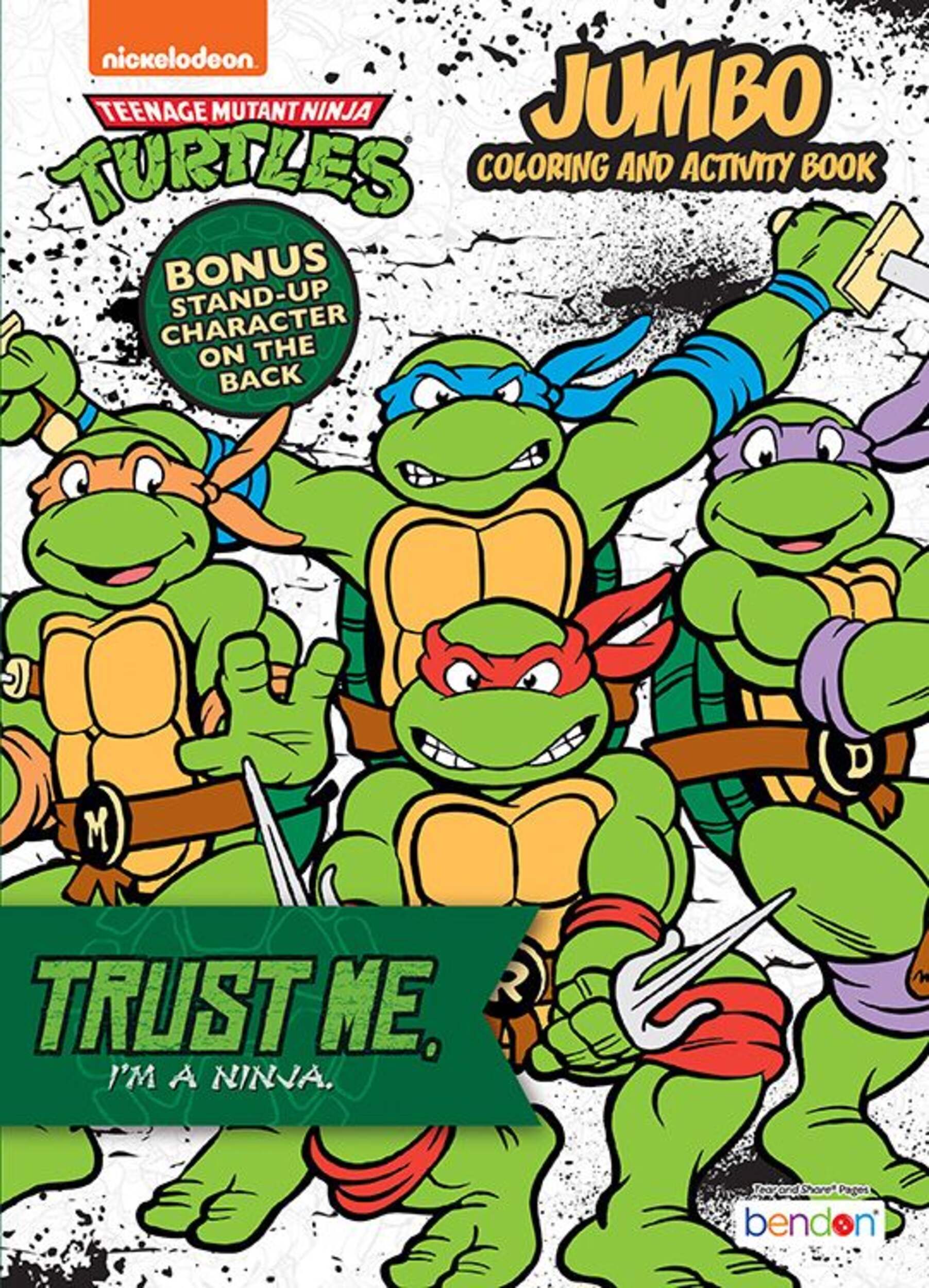 Teenage Mutant Ninja Turtles Colouring Book Front_Flat