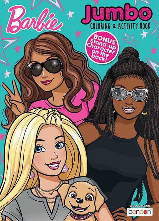 Barbie Jumbo Colouring Book | Party City