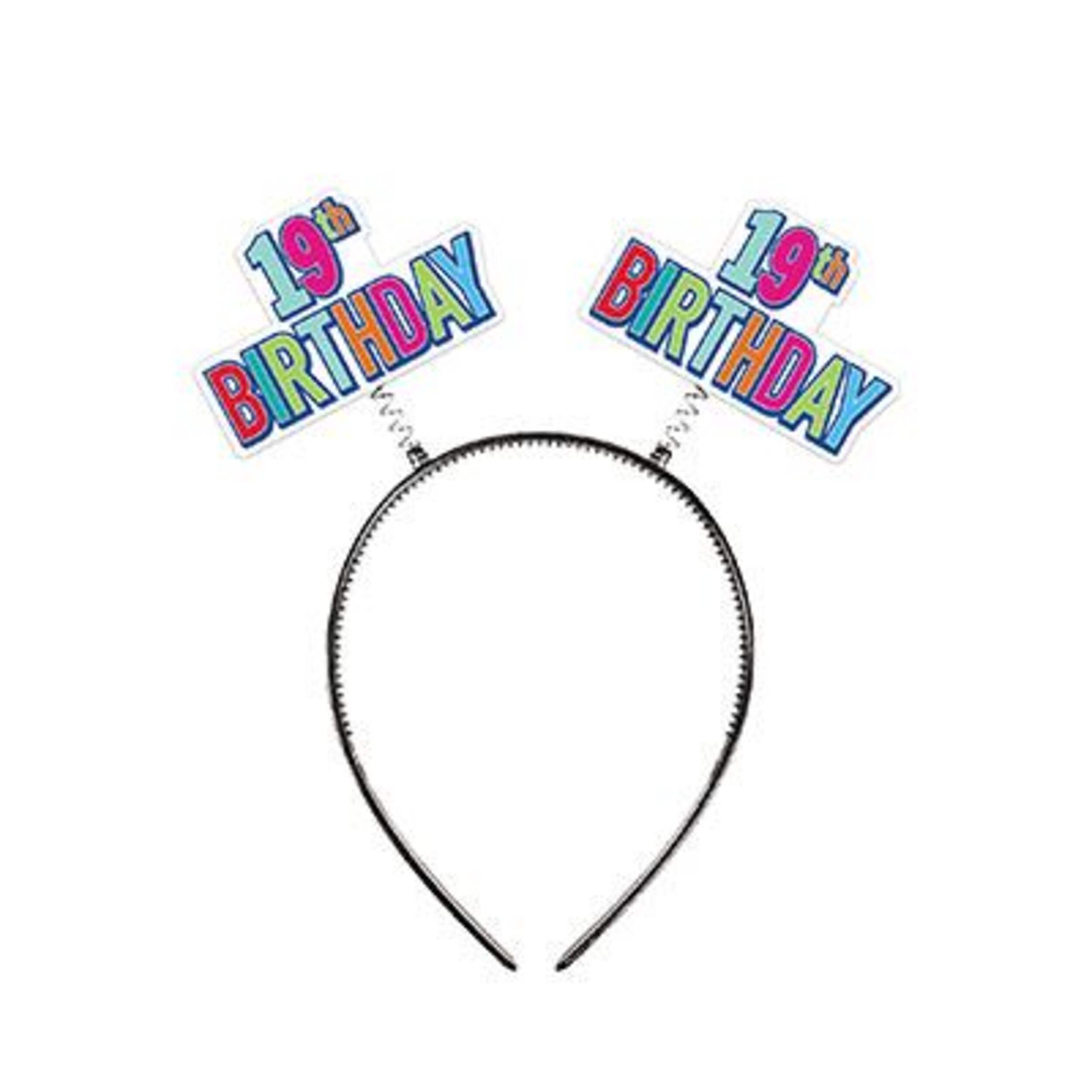 Serre-tête, 19th Birthday, multicolore Front_Flat