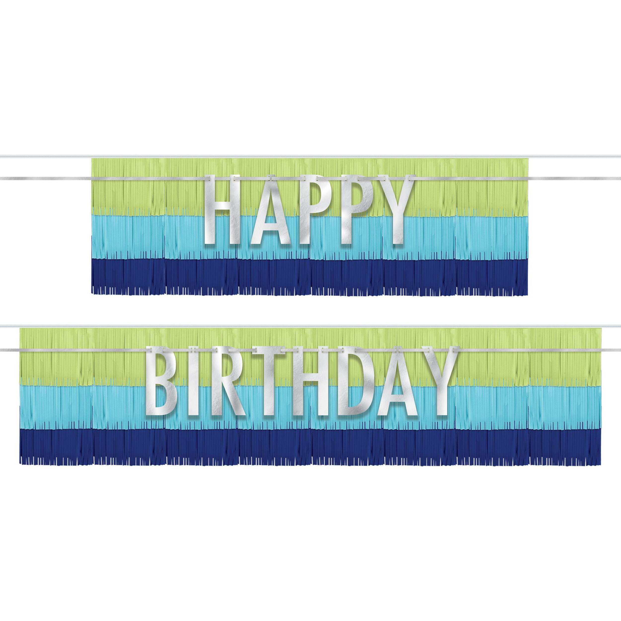 Modern Happy Birthday Fringe Banner Front_Flat
