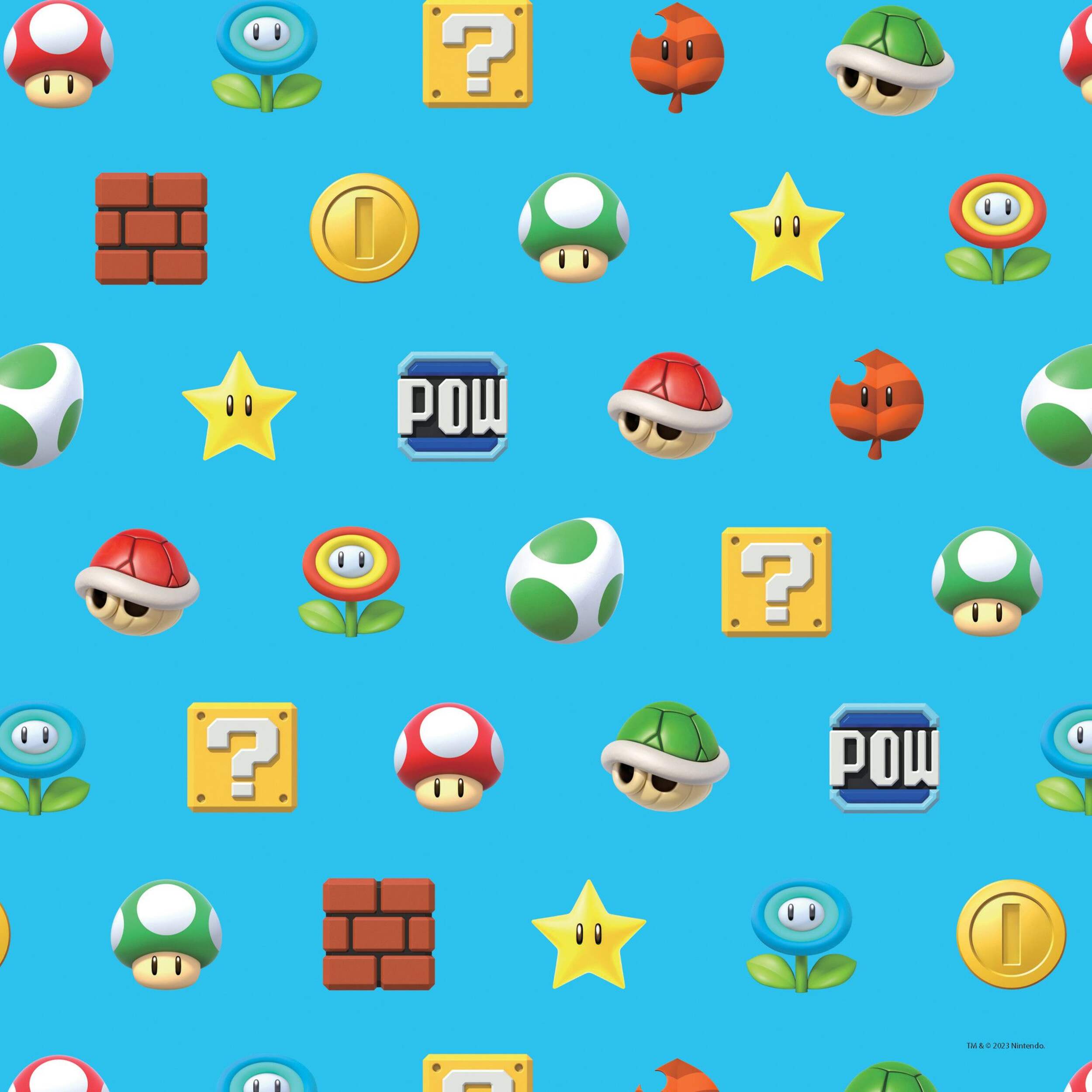 Super Mario Gift Wrapping Paper, 8-ft x 30-in | Party City