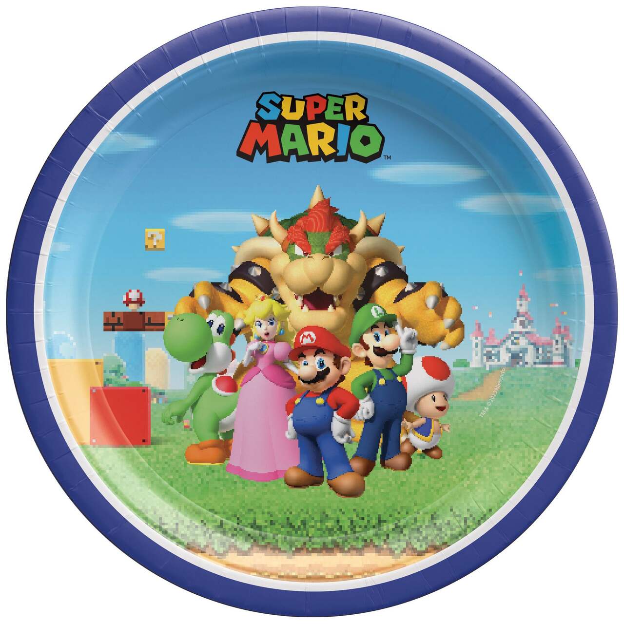 8 sacs anniversaires Mario Bros : Anniversaire Mario