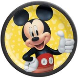 Disney Mickey Mouse Forever Birthday Party Lunch Plates, 9-in, 8-pk Front_Flat