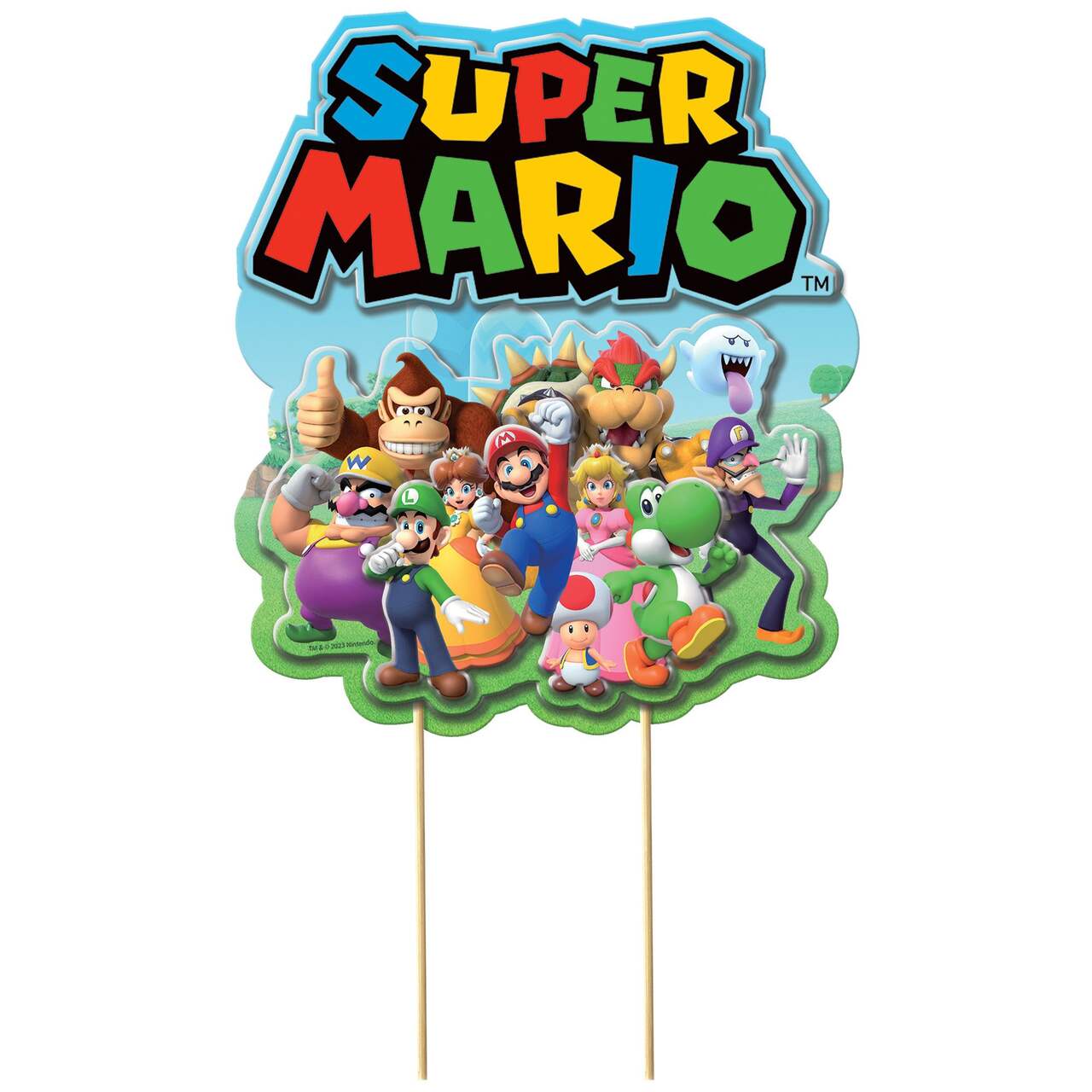 4 Bougies Super Mario pour l'anniversaire de votre enfant