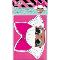 LOL Surprise! Invitations de fête Lil Diva avec enveloppes, paq. 8