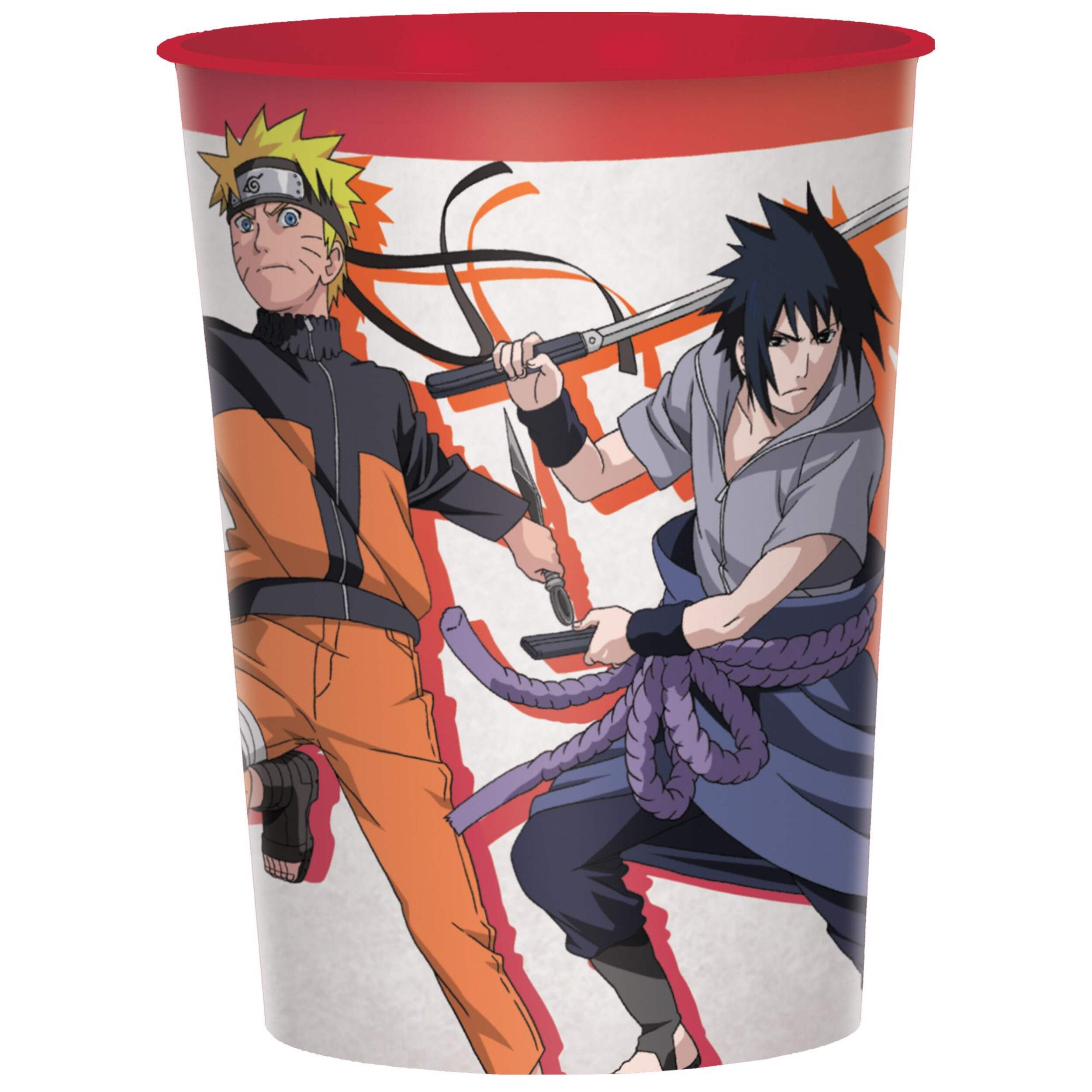 Naruto Plastic Reusable Favour Cup, Multi-Colour, 16-oz, for Birthday Party Front_Elevated