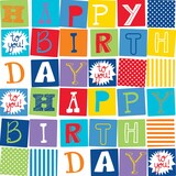 Rouleau de papier d'emballage pour anniversaire, à carreaux, 16 pi CloseUp