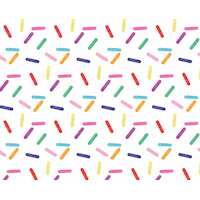 Rouleau de papier d'emballage, bonbons décoratifs, 16 pi CloseUp