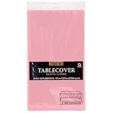 Rectangle Plastic Reusable Table Cover, Blue, 54x108-in, for Baby Shower/Hanukkah/Birthday Party Front_Flat