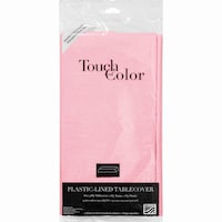 Rectangle Paper Disposable Table Cover, Pink, 54x108-in, for Baby Shower/Valentine's Day