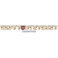 Wilson NBA Jumbo Happy Birthday Banner, 10.5-ft x 10-in