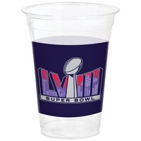 Super Bowl LVII Plastic Party Cups, 16-oz, 25-pk Front_Elevated