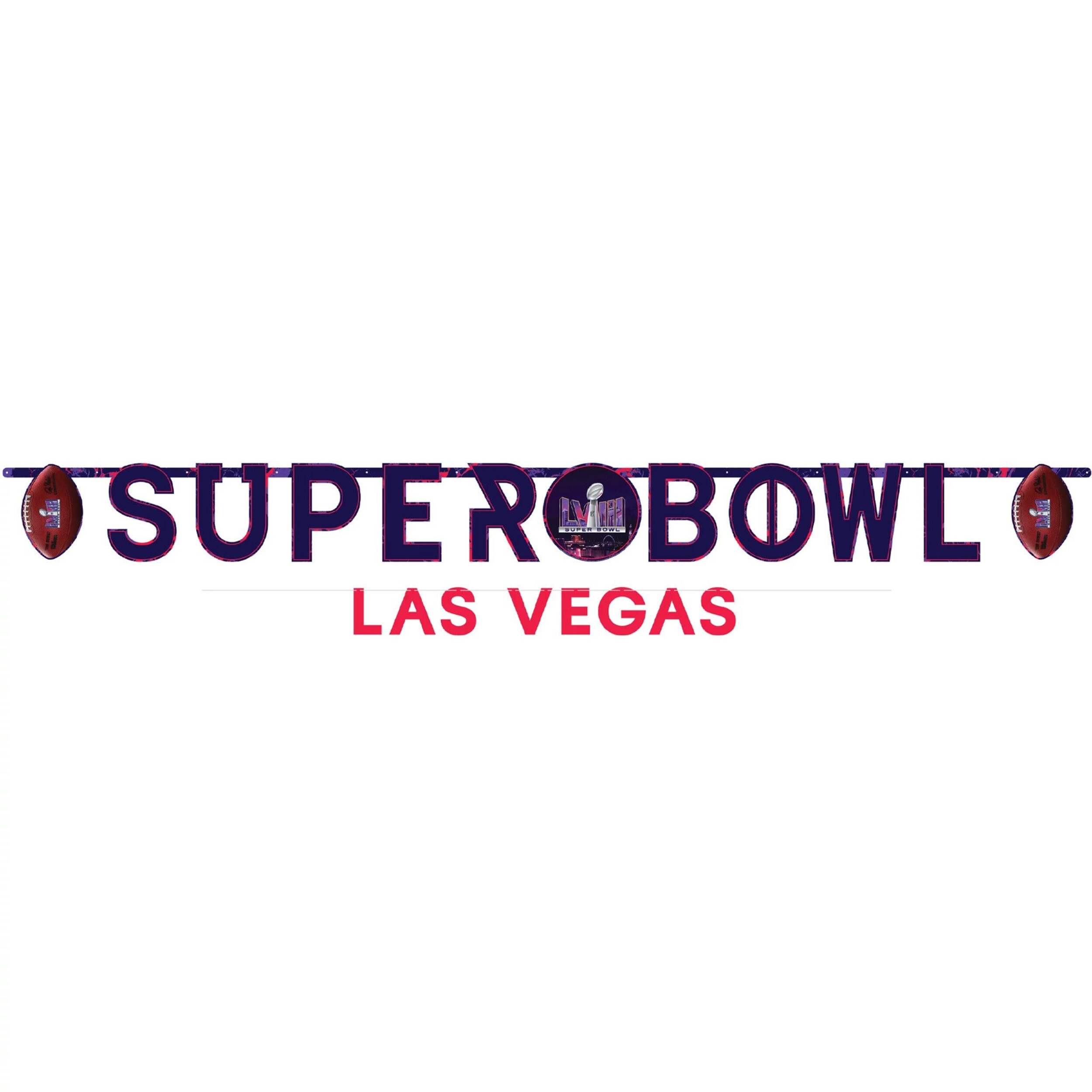Jumbo Super Bowl LVIII Letter Banner Kit Front_Flat