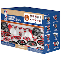 Accessoires de fête Raptors de Toronto avec autorisation de la NBA Front_Three_Fourths_Angled_Left