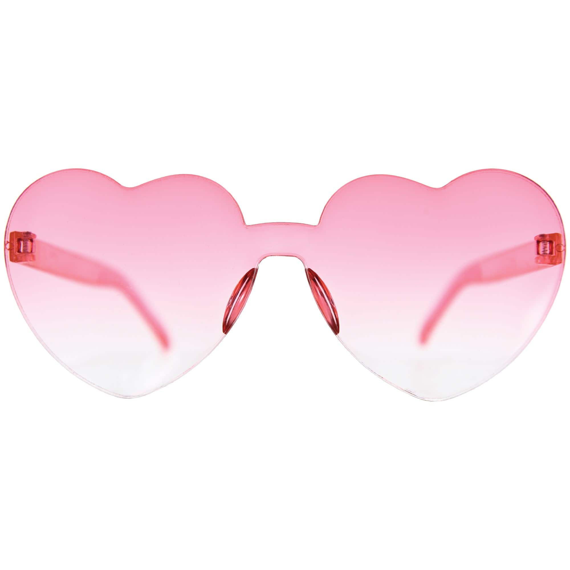 Heart shaped glasses Set of 4 on sale