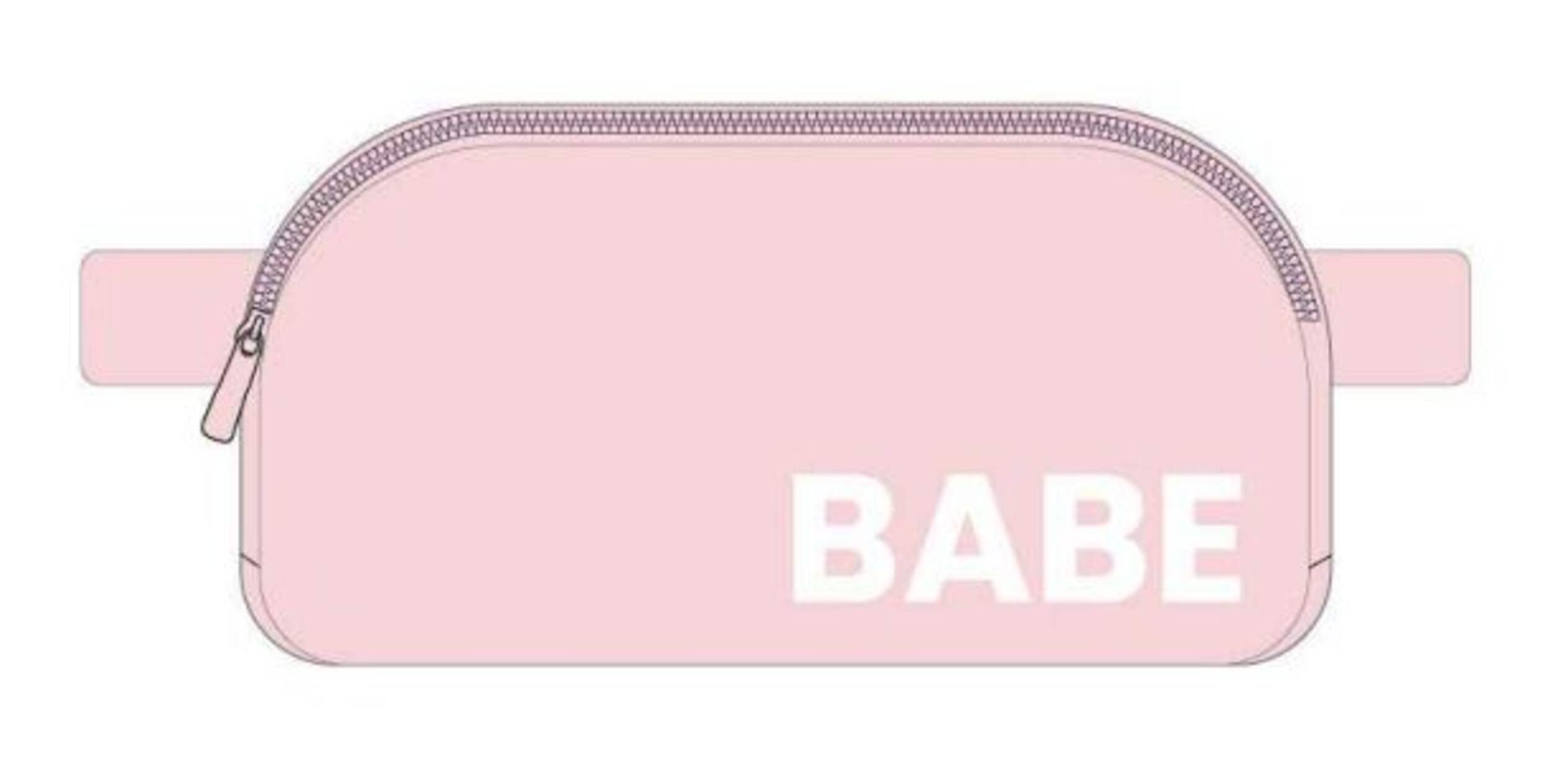 Babe Nylon Waist Bag Front_Flat