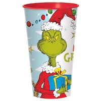 Gobelet de Noël en plastique du Grincheux, 32 oz
