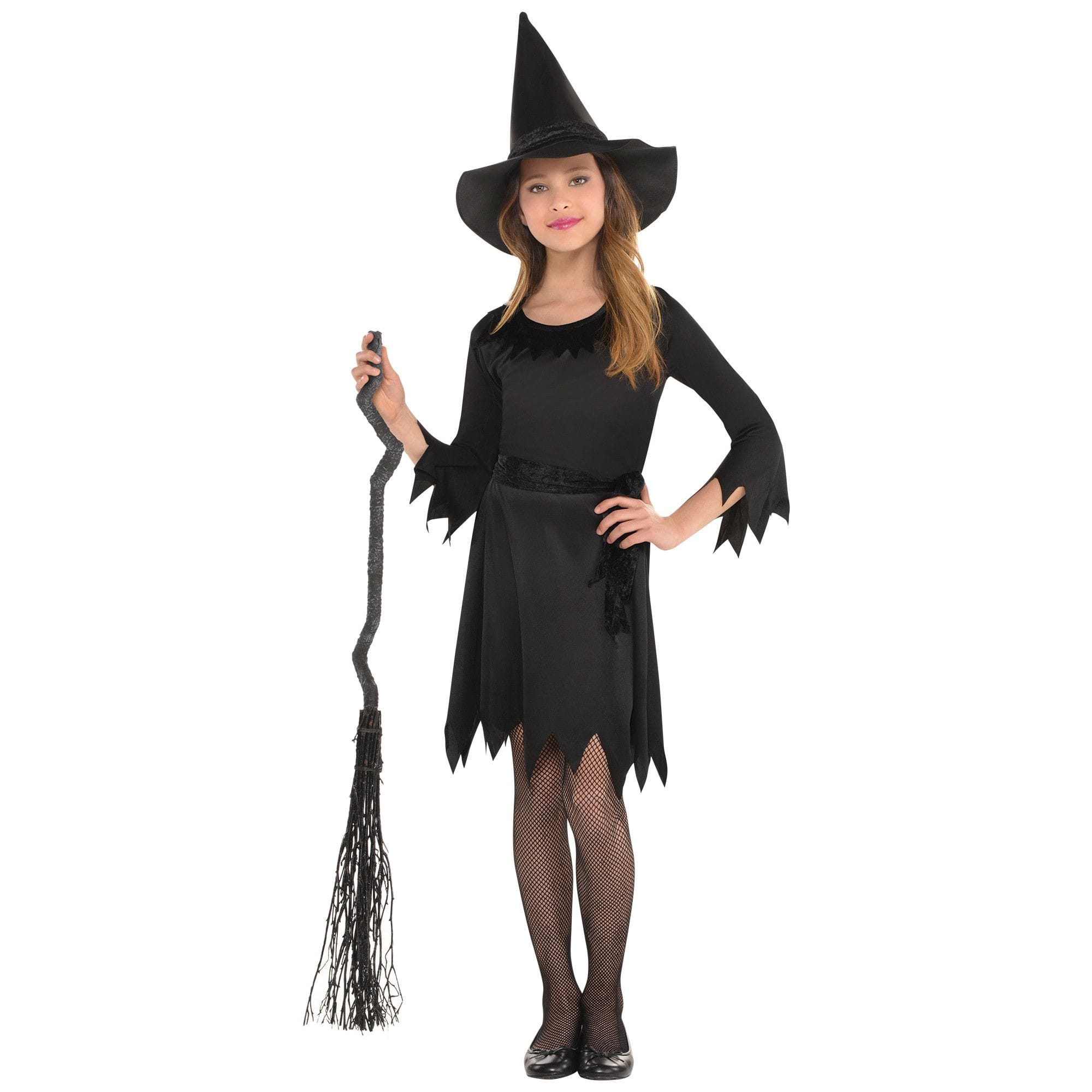 Costume de petite sorcière, tout-petits et enfants, robe noire avec  chapeau, tailles variées | Canadian Tire