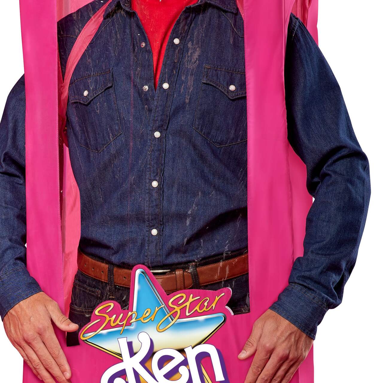 Adult Mattel Barbie Movie Ken Black Fringe Long Sleeve Cowboy