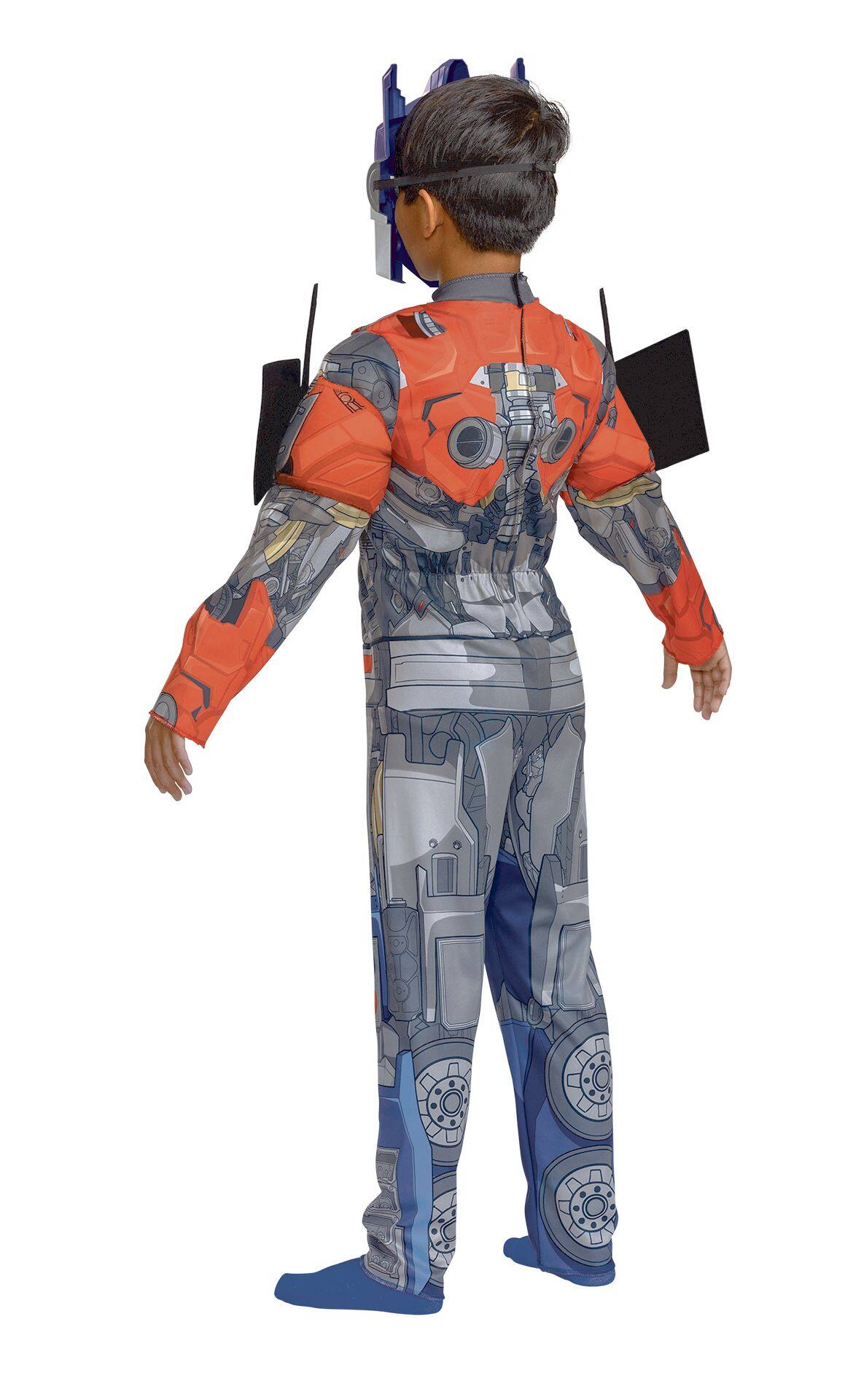 Toddler & Kids' Transformers Optimus Prime Blue/Orange Jumsuit with ...