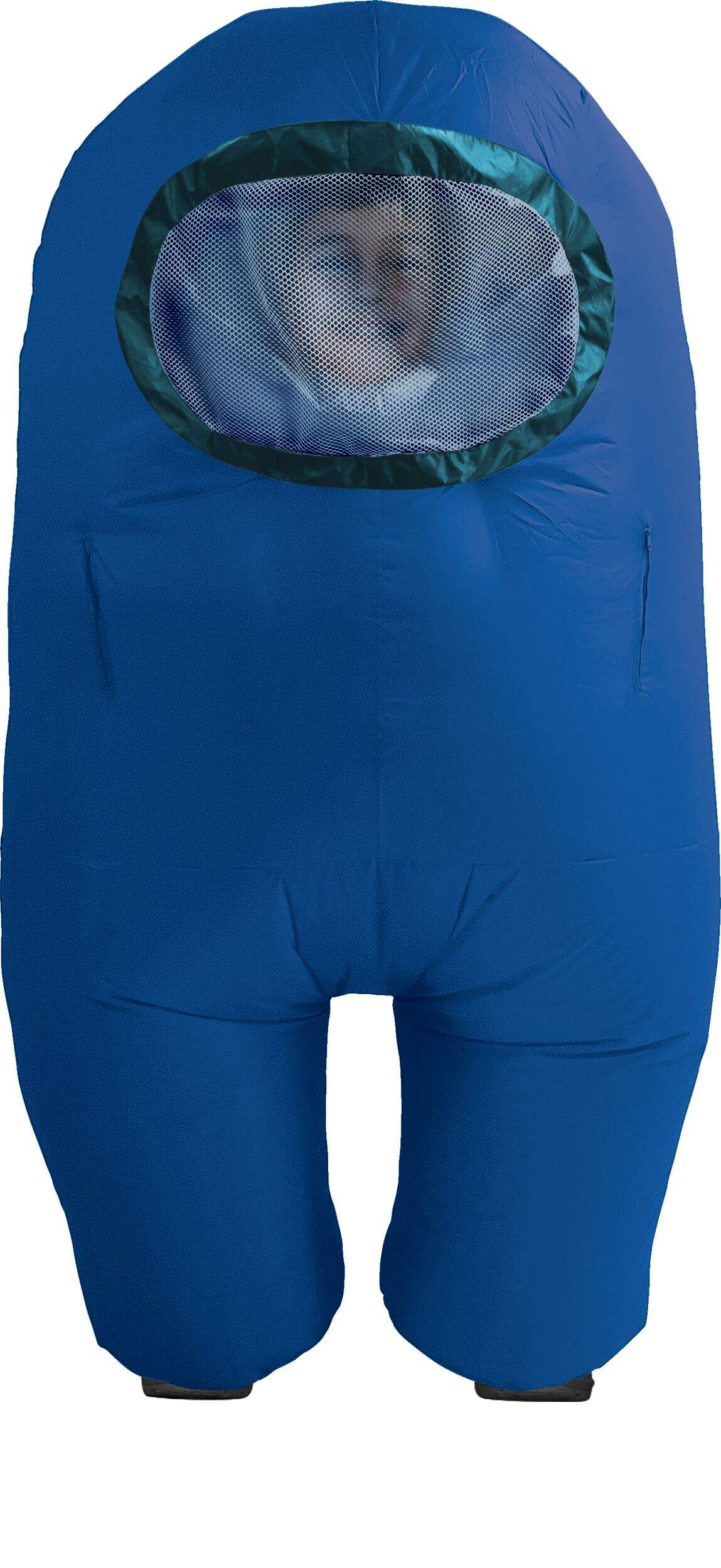 Kids' Among Us Blue Inflatable Halloween Costume, One Size Front_Flat