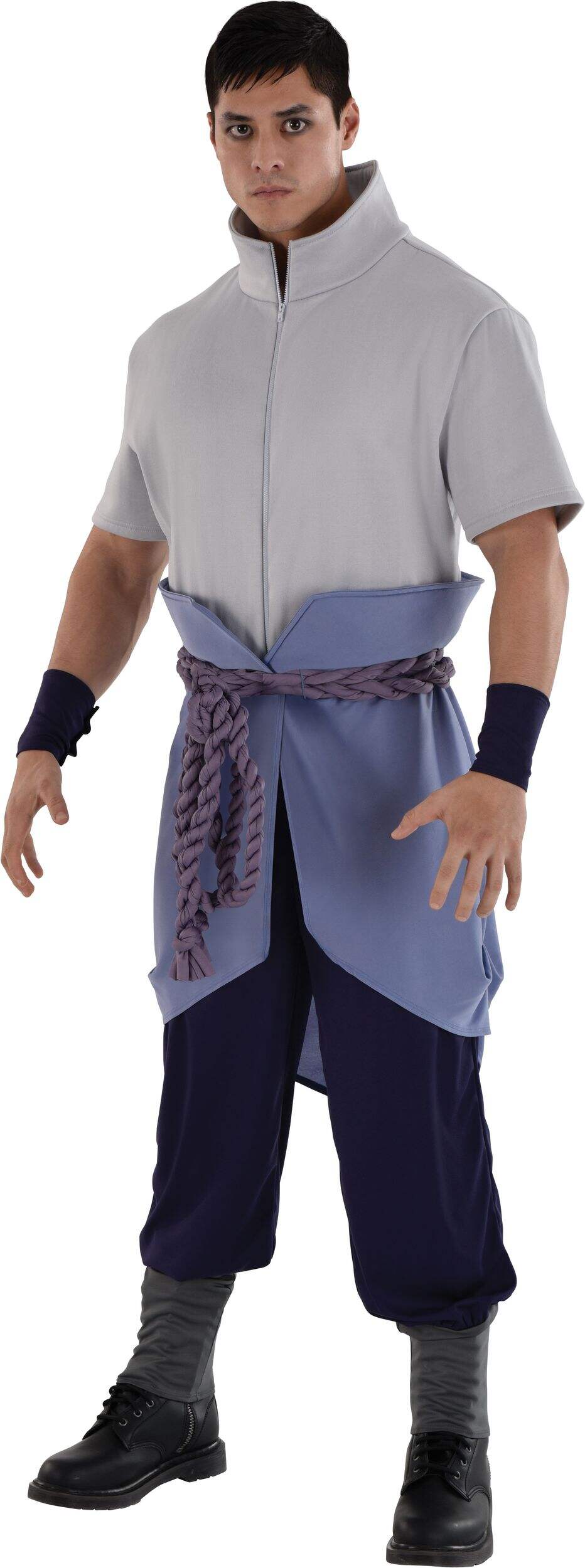 Costume d'Halloween Sasuke de Naruto Shippuden, hommes, taille unique Front_Angled_Left